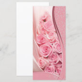 Carte Roses roses (Devant / Derrière)