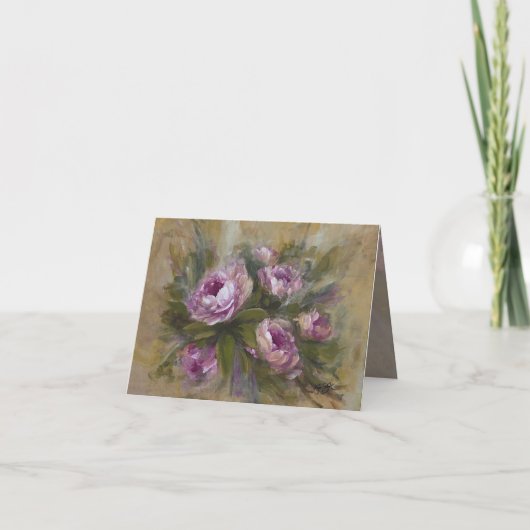 Carte Roses roses (Devant)