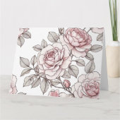 Carte Roses roses (Dos)