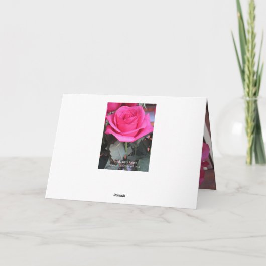 Carte Roses roses (Dos)