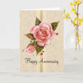 Carte Roses roses (Fleur jaune)