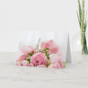 Carte Roses roses mariage rose