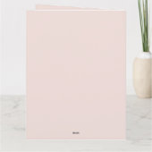 Carte Roses roses Parties scintillant florales Douces 16 (Dos)