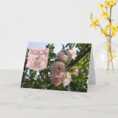 Carte Roses roses Pink Pensez à vous (Fleur jaune)