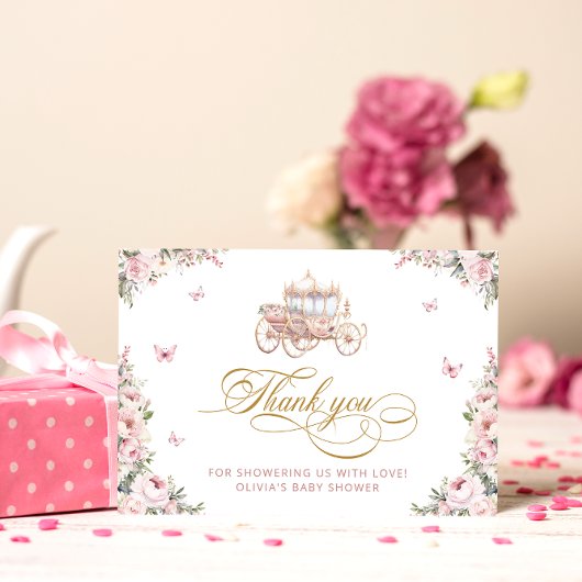 Carte Roses roses princesse de transport Baby shower Mer