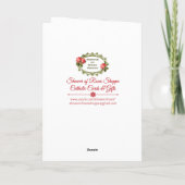 Carte Roses roses roses avec chapelet (Dos)