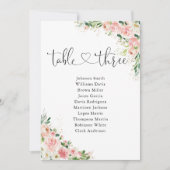 Carte Roses roses roses blanches Tableau Numéro 3 Tablea (Devant)