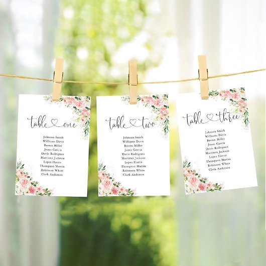 Carte Roses roses roses blanches Tableau Numéro 3 Tablea
