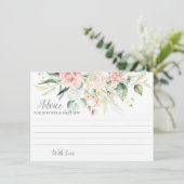Carte Roses roses roses Eucalyptus Vert Conseils | (Debout devant)