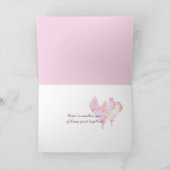 Carte Roses roses sur la fourrure Anniversaire (Intérieur)