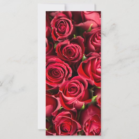 Carte Roses rouges (Dos)