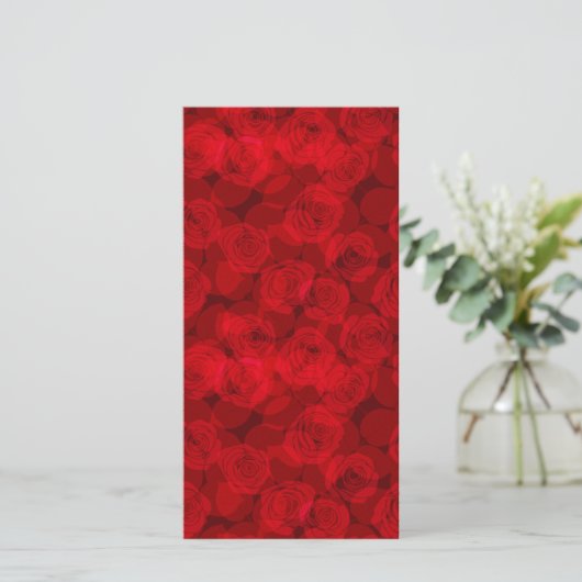 Carte Roses rouges (Debout devant)