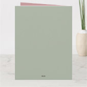 Carte Roses rouges défraîchies Écriture sur papier (Dos)