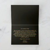 Carte Roses rouges et numéros d'or 50e anniversaire du M (Intérieur)