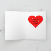 Carte Roses Rouges, J'Aime Mon Mari, (Intérieur)