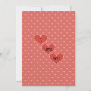 Carte Roses Rouges, Je T'Aime,