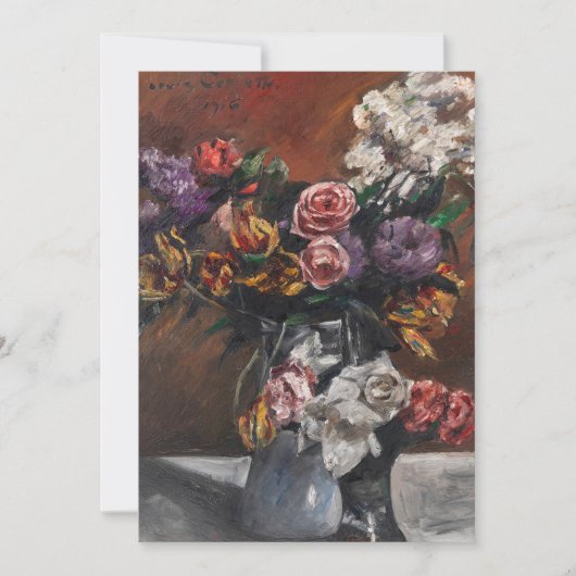 Carte Roses, tulipes et lilas | Lovis Corinth (Devant)