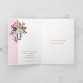 Carte Roses Vintages religieux Rosaire Floral Catholique (Intérieur)