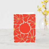 Carte Rosh Hashana (Fleur jaune)