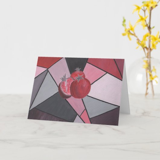 Carte Rosh Hashana (Fleur jaune)