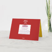 Carte Rosh Hashanah ראש השנה pomme et miel scintillants (Dos)