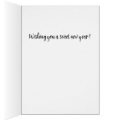 Carte Rosh Hashanah de confleur violet clair (Intérieur (Droit))