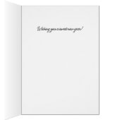 Carte Rosh Hashanah Rose de thé rose radiant (Intérieur (Droit))