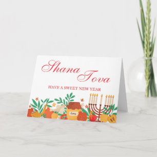 Carte Rosh Hashanah Shana Tova, Nouvel An juif