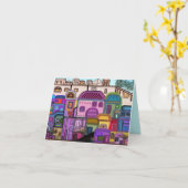 Carte Rosh Hashanah Tapestry Jérusalem (Fleur jaune)