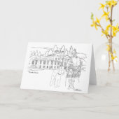 Carte Rossdhu Manoir Écosse (Fleur jaune)