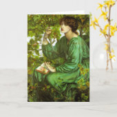 Carte Rossetti The Day Dream (Fleur jaune)