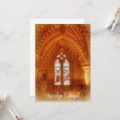 Carte Rosslyn Chapel Salutation intérieure (Devant/Arrière en situation)