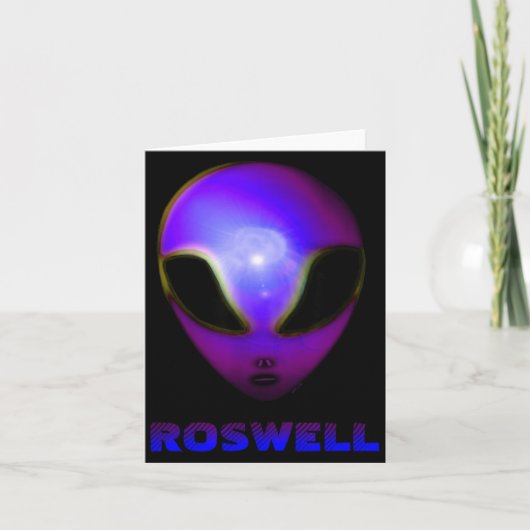 Carte Roswell New Mexico Alien  (Devant)