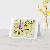 Carte Rosy définitive, Wassily Kandinsky (Fleur jaune)