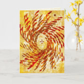 Carte Rotation solaire (Fleur jaune)