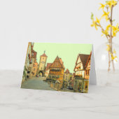 CARTE ROTHENBURG, ALLEMAGNE (Fleur jaune)