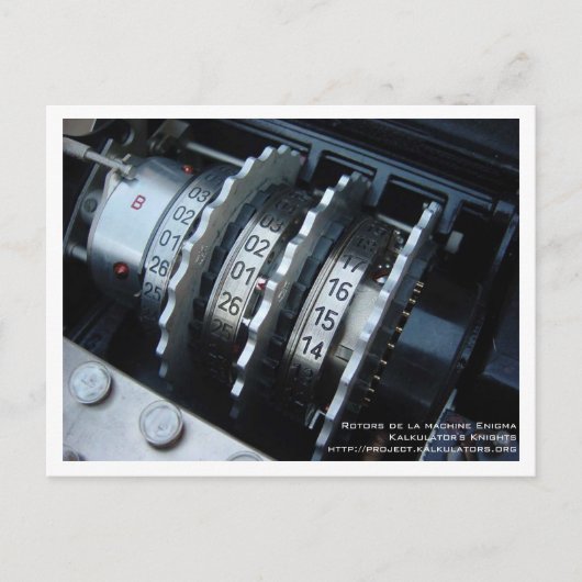 Carte Rotor Enigma (Devant)