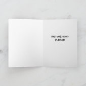 Carte Rottweiler Get Well Bientôt (Intérieur)