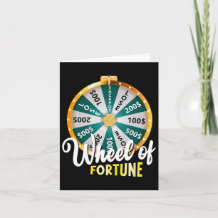 Carte Roue de Fortune père&#; s Humour de jour Tee Daddy