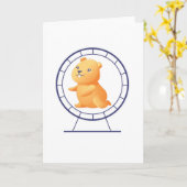 Carte Roue de hamster (Fleur jaune)