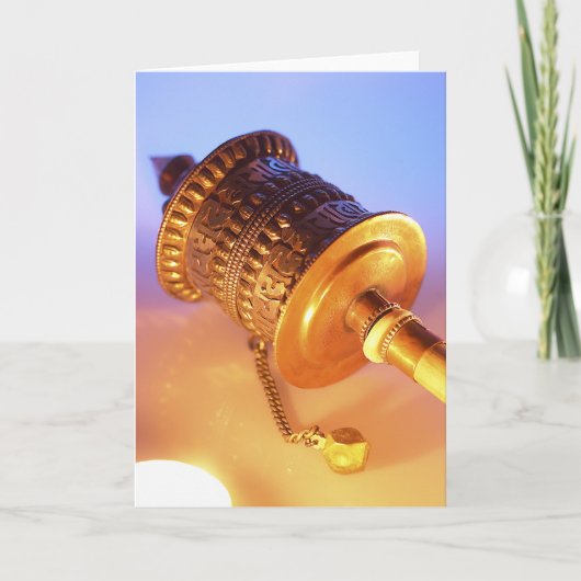 Carte Roue de prière tibétaine (Devant)