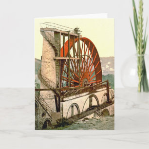 Carte Roue Laxey 1890