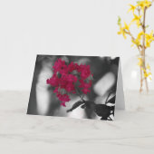 Carte Rouge (Fleur jaune)