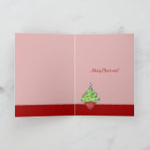 Carte rouge2 de la Cupcake de Noël (Intérieur)
