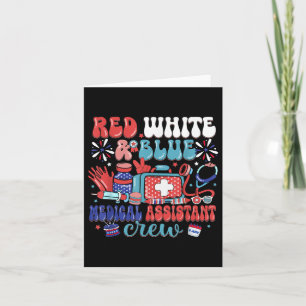 Carte Rouge blanc & ; bleu Médicale Istant équipage i