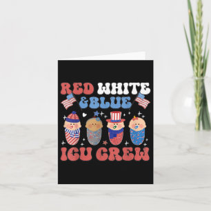 Carte Rouge blanc & bleu Nicu Crew Super rouge blanc