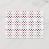 Carte rouge blanche et carafe à couches (Dos)