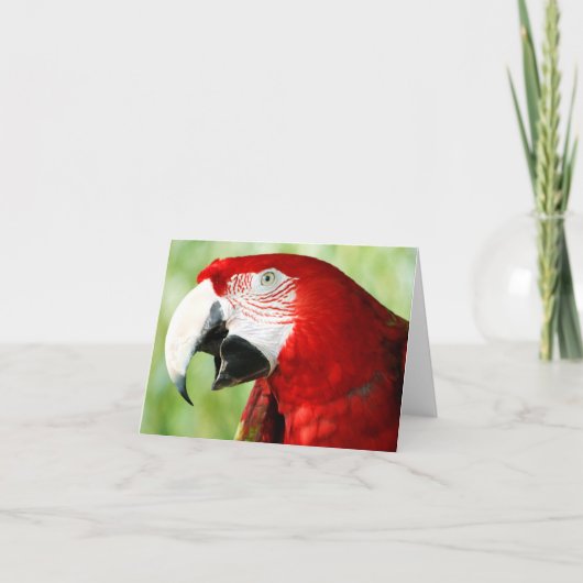 Carte Rouge brillant (Devant)