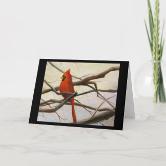 Carte "Rouge cardinal "