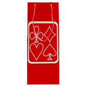 Carte Rouge Convient Vin Sac Cadeau (Dos)